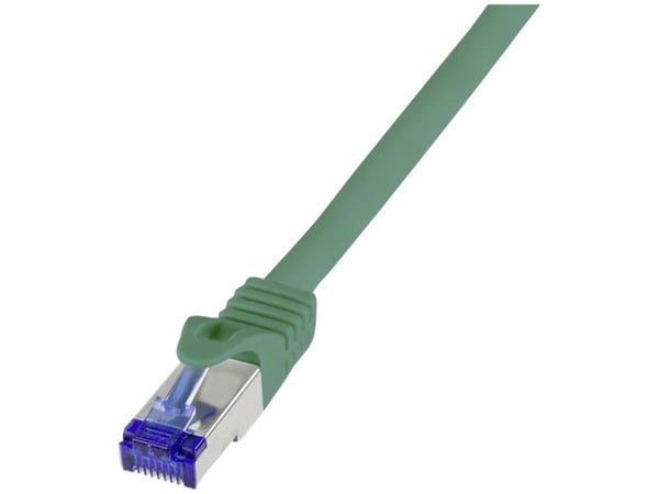 LogiLink C6A115S, 20 m, Cat6a, S/FTP (S-STP), RJ-45, RJ-45, Grønn