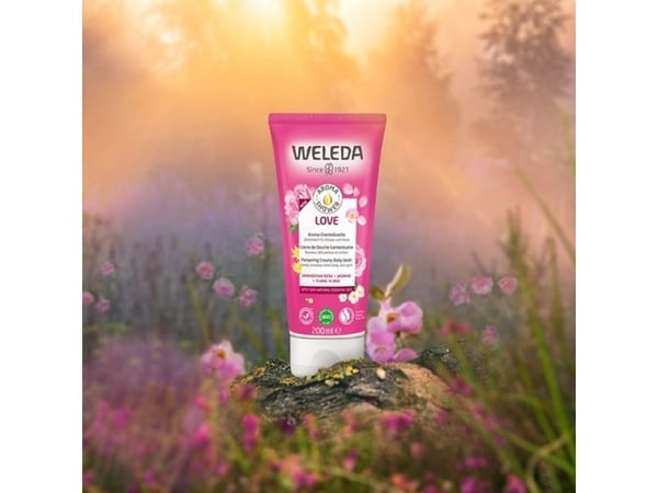 Weleda Aroma Shower LOVE, Badesåpe, 200 ml, Voksne, Unisex, Kropp, Normal hud
