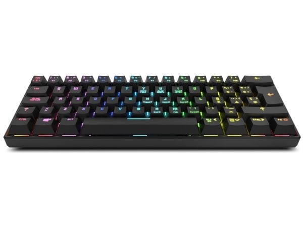 Krom Kluster, Mini, USB + Bluetooth, Mekaaninen, RGB LED, Musta