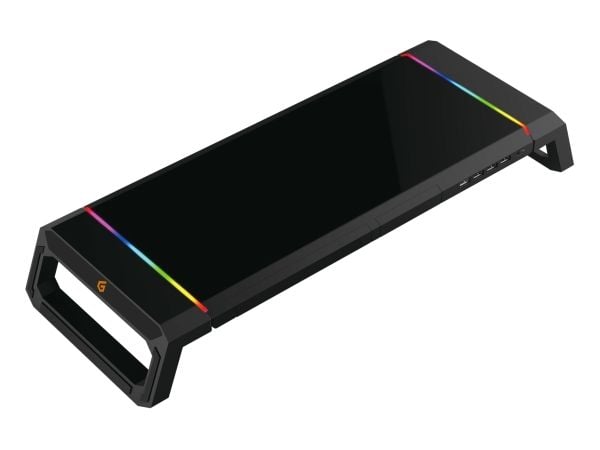 Conceptronic THORNE - Skjermstativ med skuff - svart