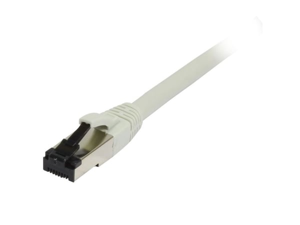 RJ45 patchkabel RJ45 CAT8 1000 MHz 0,25 m grå SSTP/SFTP TPE Ultra SuperFlex AWG26 Synergy 21