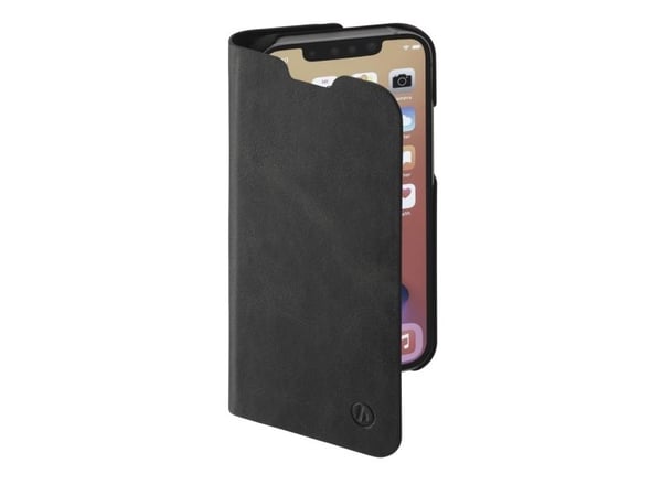 Hama Essential Line Guard Pro - Lommebok for mobiltelefon - fauxlær - svart - for Apple iPhone 13