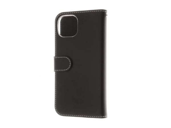Insmat Exclusive, Lompakkokotelo, Apple, iPhone 13, 15,5 cm (6.1"), Musta