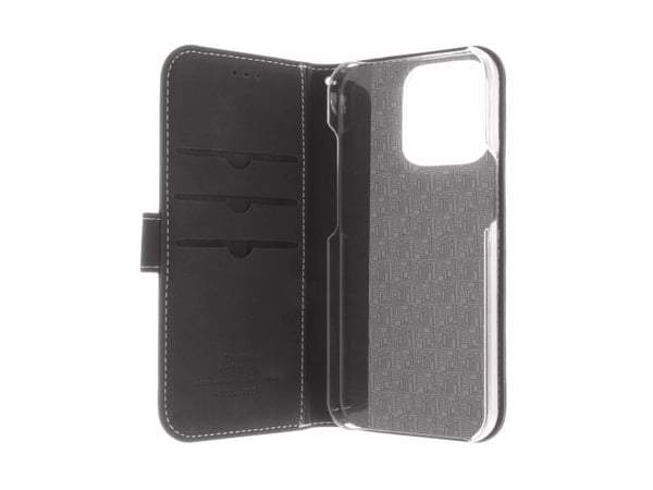 Insmat Exclusive, Lompakkokotelo, Apple, iPhone 13 Pro, 15,5 cm (6.1"), Musta