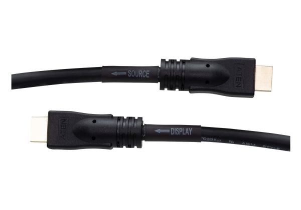 ATEN - High Speed - HDMI-kabel med Ethernet - HDMI hann til HDMI hann - 20 m - skjermet - svart - 4K-støtte - for ATEN VM5404, VM5808; VanCryst VM0...