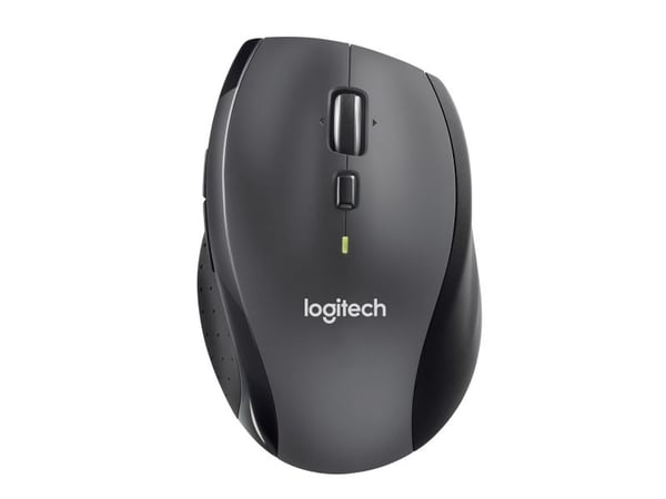 Logitech LGT-M705S, Oikeakätinen, Optinen, Langaton RF, 1000 DPI, Puuhiili