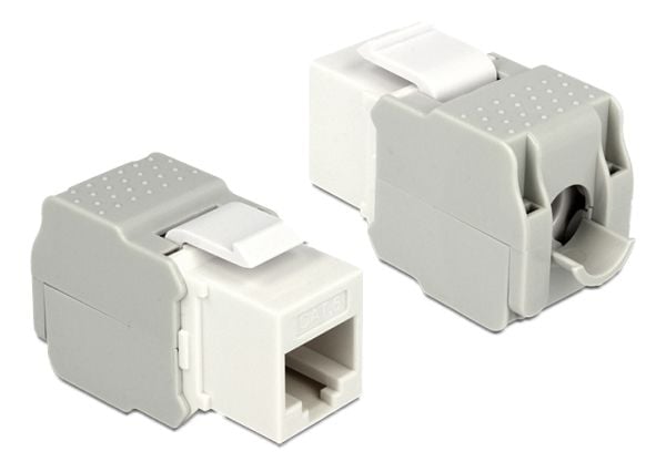 DeLOCK 86341, Valkoinen, RJ-45, LSA