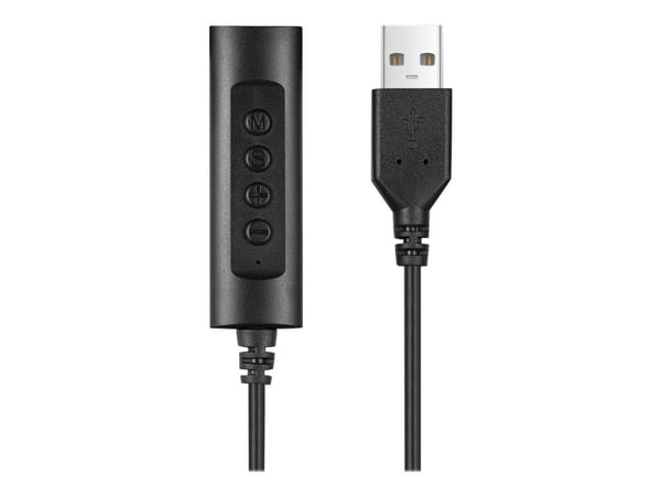 Sandberg 2in1 Office - Hodesett - on-ear - kablet - 3,5 mm jakk, USB-A