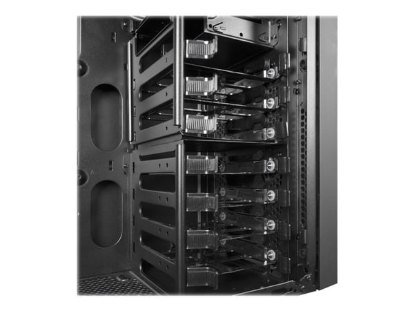 Chieftec Mesh Series CW-01B-OP - Tower - ATX - ingen strømforsyning (ATX) - svart - USB/lyd