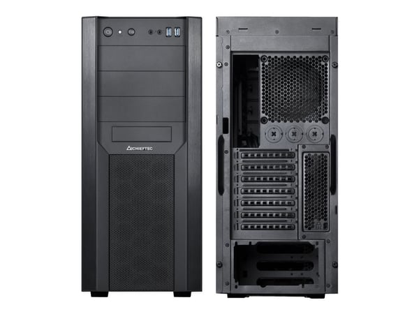 Chieftec Mesh Series CW-01B-OP - Tower - ATX - ingen strömförsörjning (ATX) - svart - USB/ljud