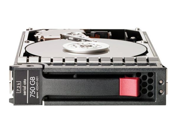 HPE - Harddisk - 750 GB - hot-swap - 3.5" - SATA 1.5Gb/s - 7200 rpm