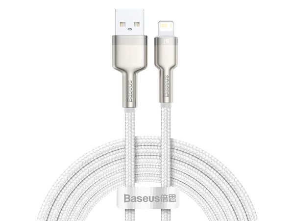 Baseus Cafule, 2 m, Lightning, USB A, Hankjønn, Hankjønn, Hvit Baseus Cafule, 2 m, Lightning, USB A, Hankjønn, Hankjønn, Hvit