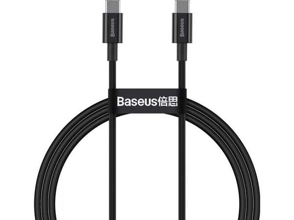 Baseus Superior, 1 m, USB C, USB C, USB 2.0, 480 Mbit/s, Lajittelu