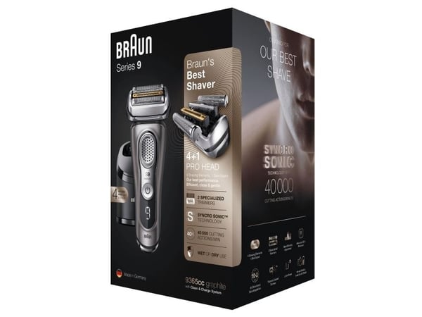 Braun Series 9 - 9365cc folie barberhøvel grafitt
