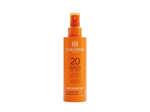 Collistar Tanning Moisturizing Milk Spray Face-Body SPF20 - Unisex - 200 ml