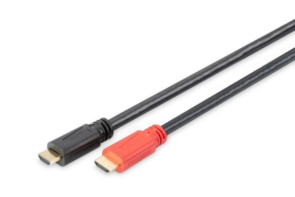 ASSMANN - HDMI-kabel - HDMI hann til HDMI hann - 30 m - dobbeltisolert - svart
