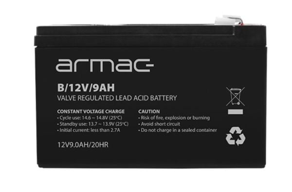 Universal strømforsyning gelbatteri Armac B/12V/9Ah