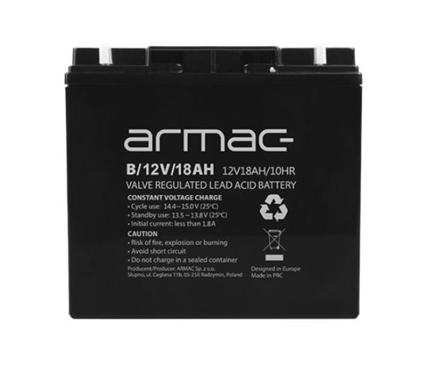 Armac - UPS-batteri - 1 x batteri - blysyre - 18 Ah