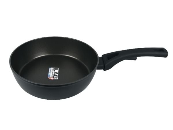 Dyb stegepande MAESTRO MR-1223-24N, 24 cm, sort