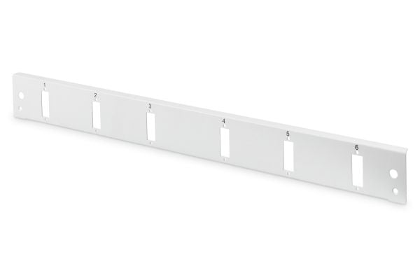 Digitus DN-96203-QL, Etupaneeli, Harmaa, 1U, Pyöreä, Turkki, SC duplex