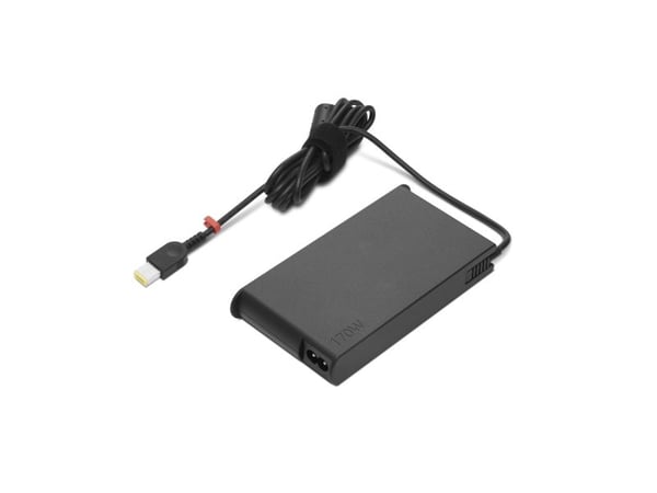 Lenovo - Strømadapter - smal - AC 100-240 V - 170 watt - Sentral-Europa - svart - for IdeaPad Gaming 3 15; Legion 5 15; 5 15ARH05; 5 17; 5 17IMH05;...