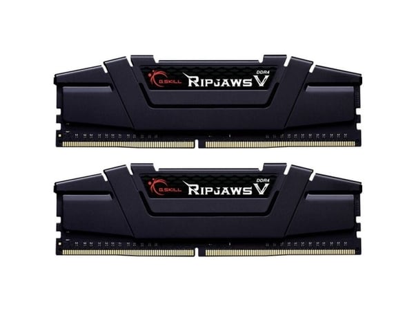 G.Skill Ripjaws V - DDR4 - sett - 64 GB: 2 x 32 GB - DIMM 288-pin - 3200 MT/s / PC4-25600 - CL16 - 1.35 V - ikke-bufret - ikke-ECC - klassisk svart