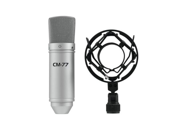 Omnitronic 13030918, studiomikrofon, -38 dB, 20 - 20000 Hz, 200 ohm (O), 77 dB, kardioid