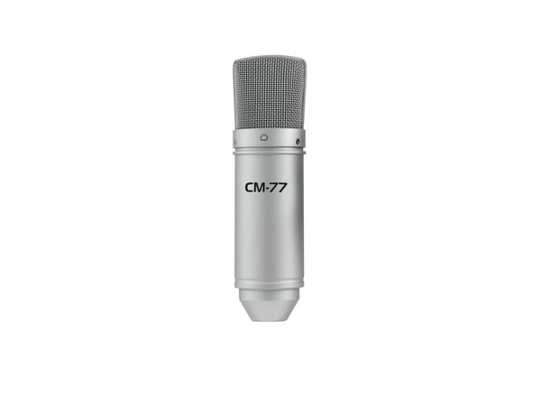 Omnitronic 13030918, studiomikrofon, -38 dB, 20 - 20000 Hz, 200 ohm (O), 77 dB, kardioid