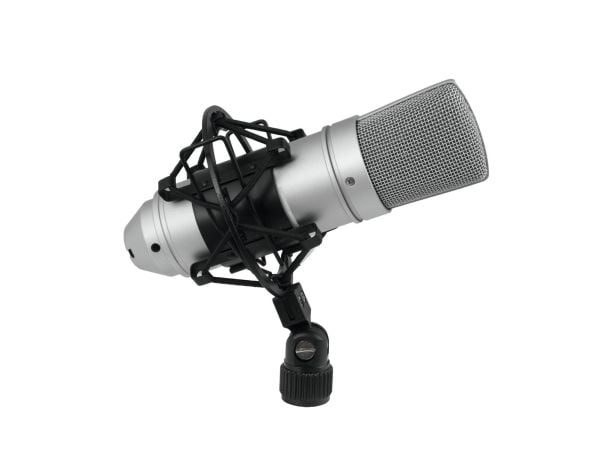 Omnitronic 13030918, studiomikrofon, -38 dB, 20 - 20000 Hz, 200 ohm (O), 77 dB, kardioid