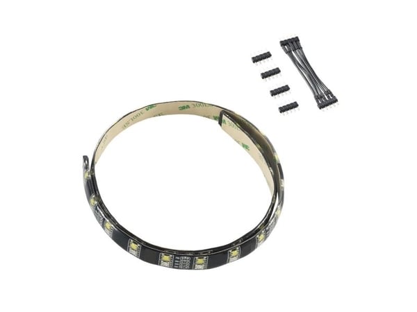 Cablemod CM-LED-60-D60RGBW-R, Universaali, LED-nauha, Musta, Monivärinen, 0,6 m, 100 g