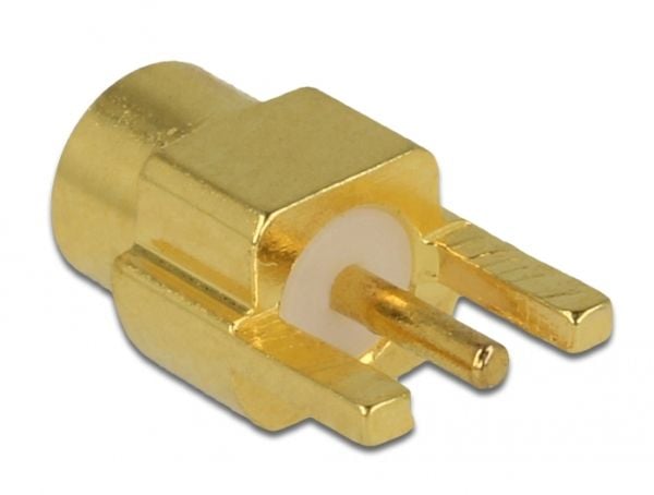 DeLOCK 65847, MMCX, Gull, 0 - 6000 MHz, 50 O, Messing, Messing