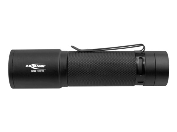 Ansmann T600FRB, Lommelykt, Svart, Knapper, IPX4, LED, 1 lamper