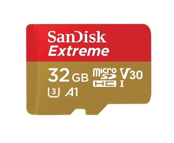 SanDisk Extreme - Flashminnekort - 32 GB - A1 / Video Class V30 / UHS-I U3 / Class10 - microSDHC UHS-I
