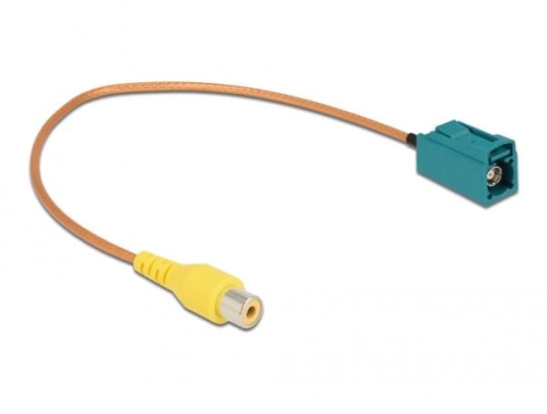Delock - Kameraadapterkabel - FAKRA Z-kobling hunn til RCA hunn - 32 cm - koaksial