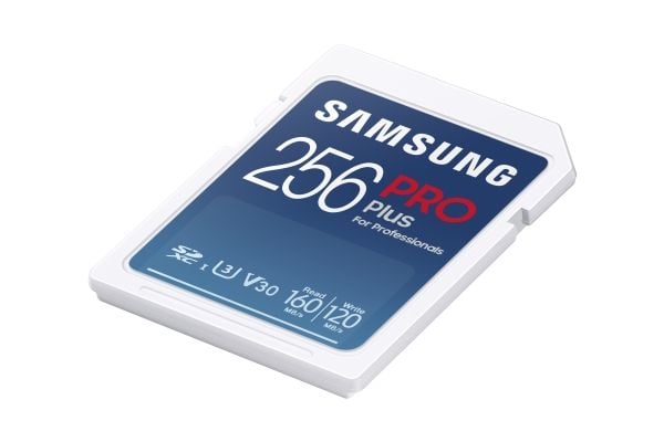 Samsung PRO Plus MB-SD256K - Flashminnekort - 256 GB - Video Class V30 / UHS-I U3 - SDXC UHS-I - hvit
