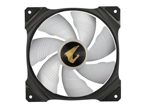 GIGABYTE AORUS 120 ARGB, Tuuletin, 12 cm, 800 RPM, 1700 RPM, Musta, Valkoinen
