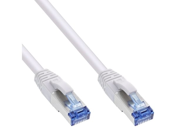 InLine 76803W, 3 m, Cat6a, S/FTP (S-STP), RJ-45, RJ-45, RJ-45