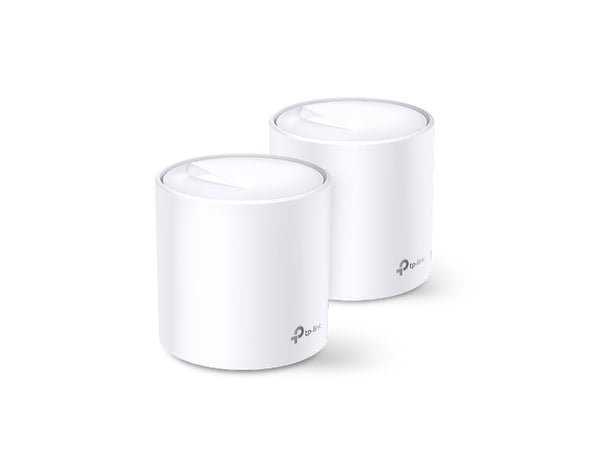 TP-LINK Deco X20 AX1800 Wi-Fi 6 Whole-Home Mesh WiFi System 2-pack 2xGbit RJ45 4xint. antenni MU-MIMO