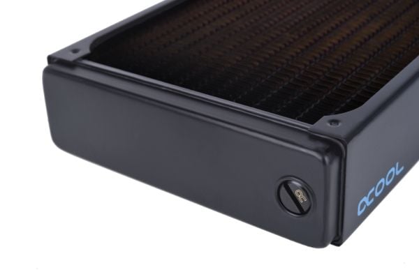 Alphacool NexXxoS XT45, Radiatorblokk, Kobber (Cu), Metall, Sort, 1/4", 1,5 stang, 14 cm