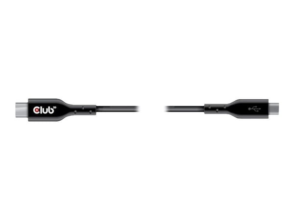 Club 3D - USB-kaapeli - USB-C (uros) - Micro-USB Type B (uros) - USB 3.2 Gen 1 - 3 A - 1 m - kaksisuuntainen