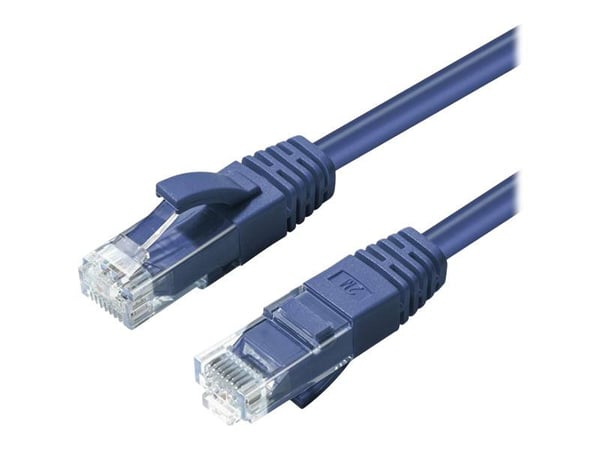 MicroConnect - Koblingskabel - RJ-45 (hann) til RJ-45 (hann) - 3 m - 5 mm - UTP - CAT 6a - halogenfri, innendørs, formstøpt, rund, uten hindringer ...