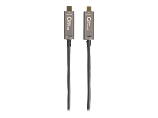 MicroConnect Premium - USB-kabel - 24 pin USB-C (hann) til 24 pin USB-C (hann) - USB 3.1 Gen 2 - 10 m - Active Optical Cable (AOC) - svart