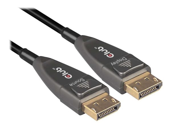 Club 3D CAC-1079 - DisplayPort-kabel - DisplayPort (hann) låst til DisplayPort (hann) låst - DisplayPort 1.4 - 20 m - 4K-støtte, 8K-støtte, Active ...