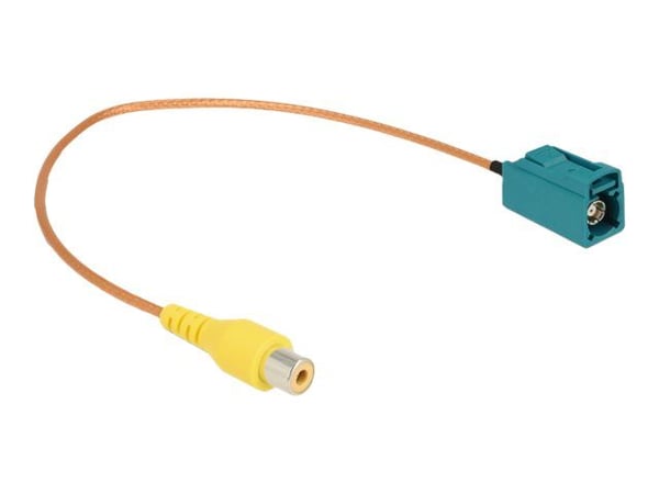 Delock - Kameraadapterkabel - FAKRA Z-kobling hunn til RCA hunn - 32 cm - koaksial