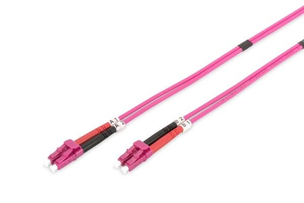 DIGITUS - Koblingskabel - LC multimodus (hann) til LC multimodus (hann) - 7 m - 7 m - fiberoptisk - dupleks - 50 / 125 mikroner - OM4 - halogenfri ...