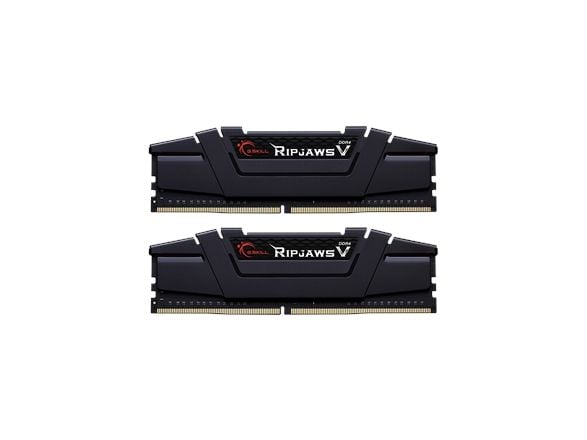 G.Skill Ripjaws V - DDR4 - sett - 64 GB: 2 x 32 GB - DIMM 288-pin - 3200 MT/s / PC4-25600 - CL16 - 1.35 V - ikke-bufret - ikke-ECC - klassisk svart