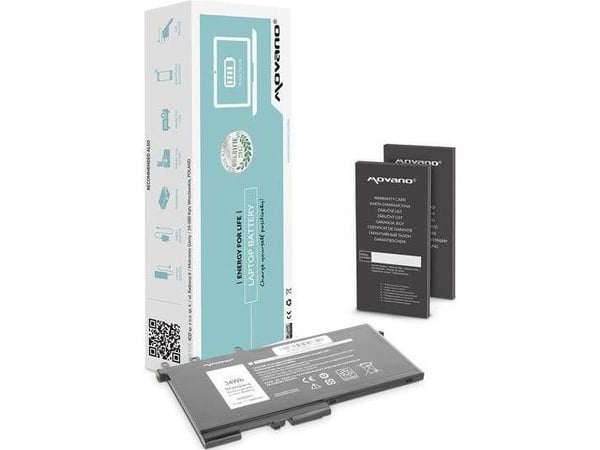 Movano notebookbatteri til Dell Latitude 3DDDG, E5280, 5280, E5480, 5480, 5490, E5580, 5580 (11.4V) (3000 mAh)
