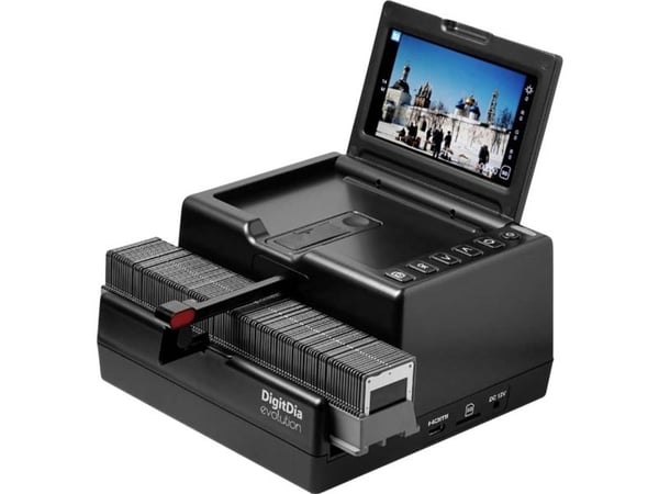 Reflecta DigitDia evolution - Filmskanner (35 mm) - CMOS - 35 mm-film - 4608 dpi x 3072 dpi - ADF (50 lysbilder) - HDMI
