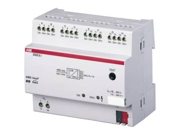 KNX Dali Gateway 8-kanavainen mdrc KNX Dali Gateway 8-kanavainen mdrc