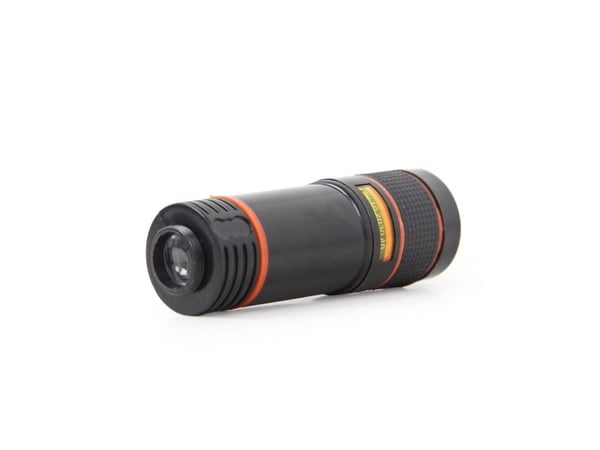 Gembird TA-ZL12X-01, Fotolinse, Sort, Compatible with all phones with camera, Tele, 18 mm, 18 mm